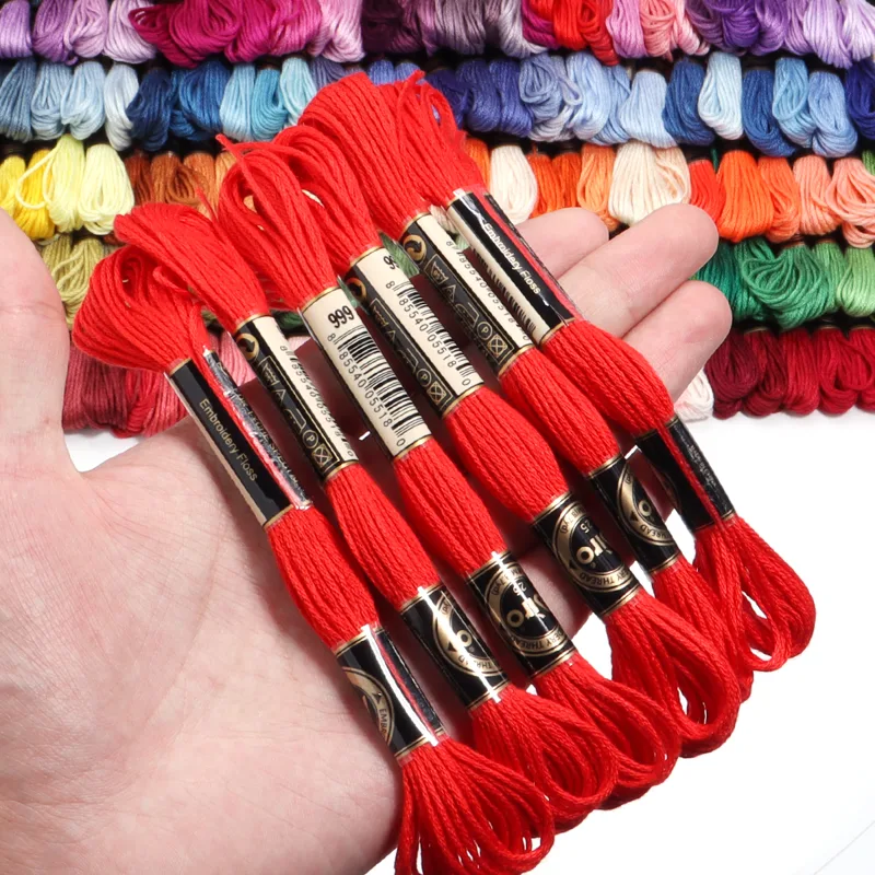 6 adet/grup Çok Renkli Polyest - Embroidery Floss incelemesi ve fiyatı