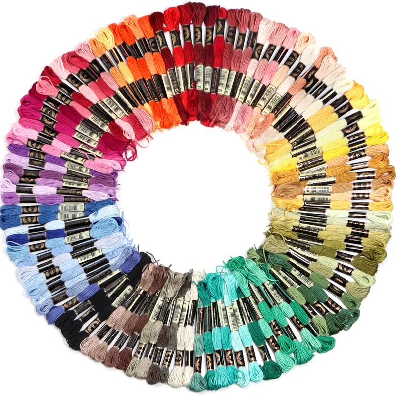 6 adet/grup Çok Renkli Polyest - Embroidery Floss incelemesi ve fiyatı