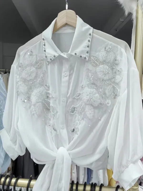 Streetwear Yaz Güneş Koruyucu  - Embroidery Cardigan incelemesi ve fiyatı