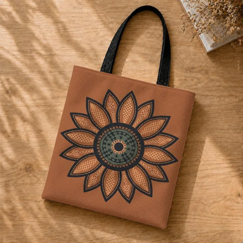 Retro çiçek nakışı efektli sak - Embroidery Effect Canva incelemesi ve fiyatı