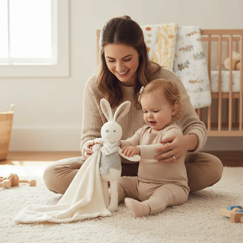 Kare Şekli Bebek Tavşan Yorgan - Embroidery Towel incelemesi ve fiyatı