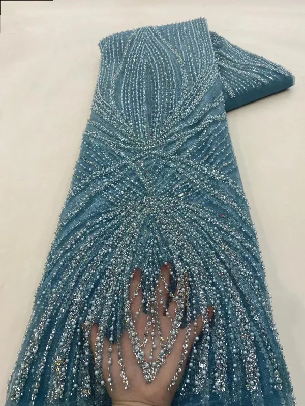 2 yard Yüksek Kaliteli Afrika  - Embroidery Gradient incelemesi ve fiyatı