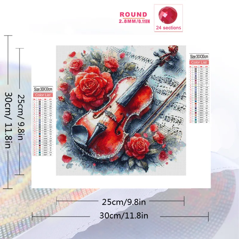 Evershine DIY Elmas Boyama Kem - Embroidery Rose Stitch incelemesi ve fiyatı