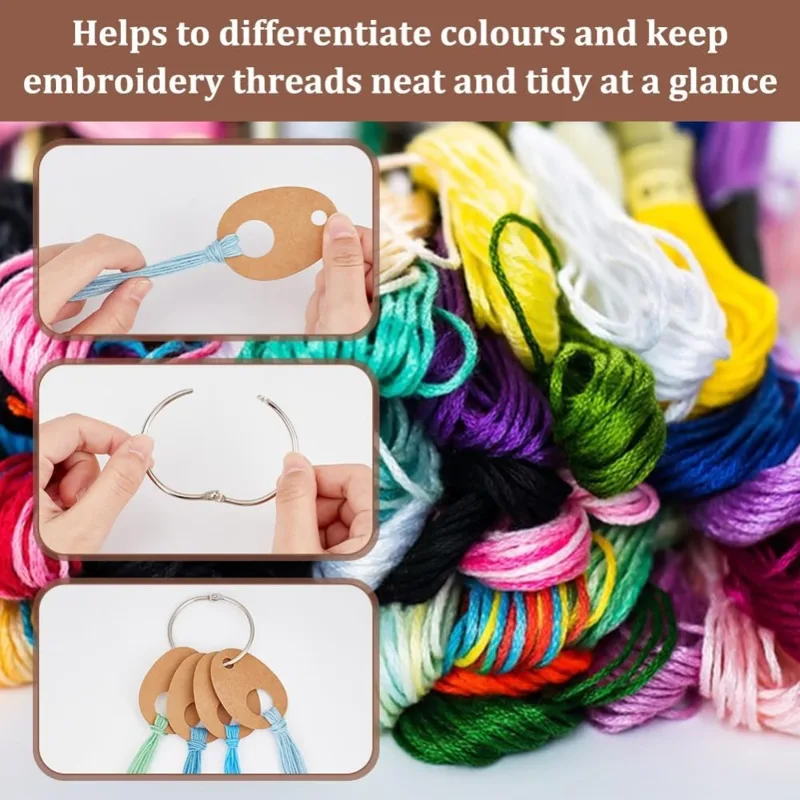 100 Adet Gözyaşı Ipi Iplik Dam - Embroidery Floss incelemesi ve fiyatı