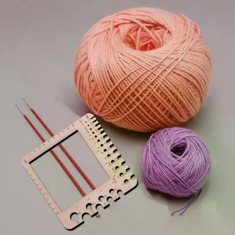 Ahşap örgü iğnesi ölçer kare c - Embroidery Floss incelemesi ve fiyatı