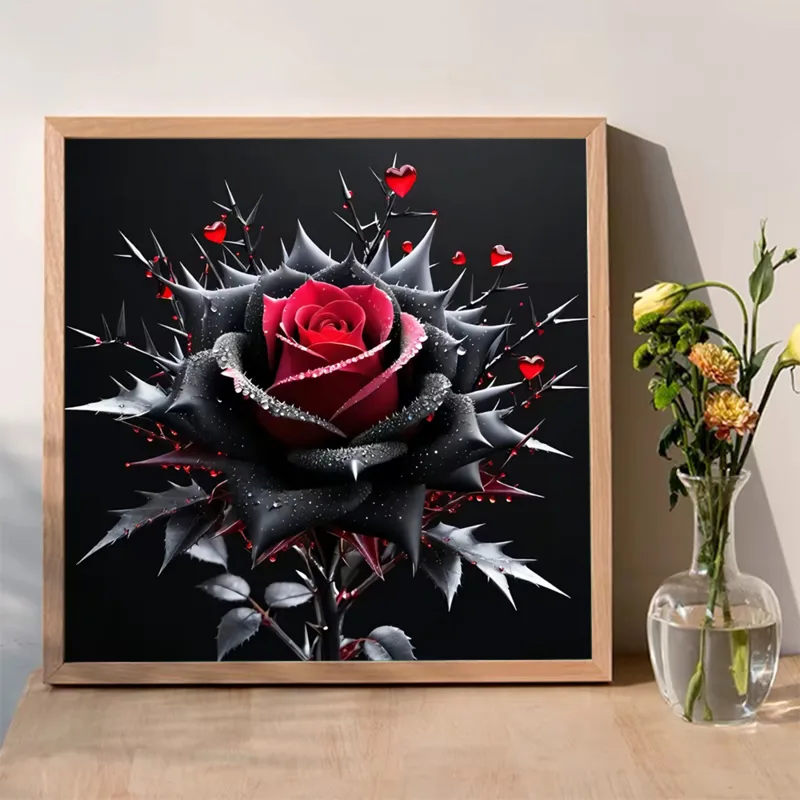 Evershine Elmas Boyama Gül Çiç - Embroidery Rose Stitch incelemesi ve fiyatı