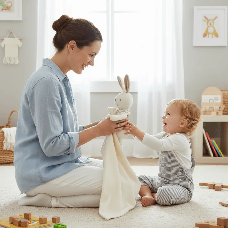 Kare Şekli Bebek Tavşan Yorgan - Embroidery Towel incelemesi ve fiyatı